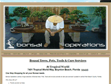 Tablet Screenshot of bonsaiops.com